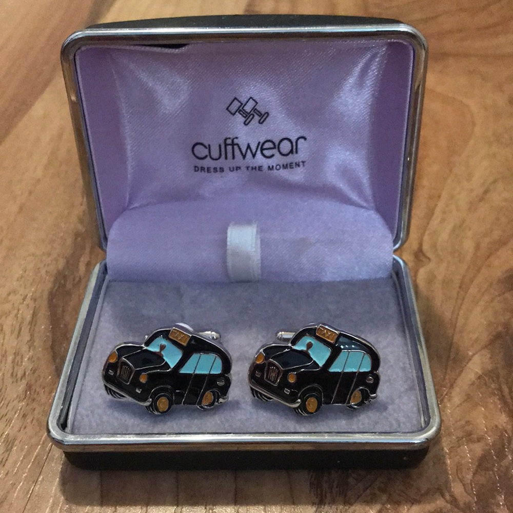 Cuffwear taxi cab cufflinks